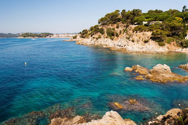 Waterkant van lloret de mar costa brava Spanje — Stockfoto