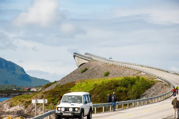 Atlanten väg eller atlantic road — Stockfoto