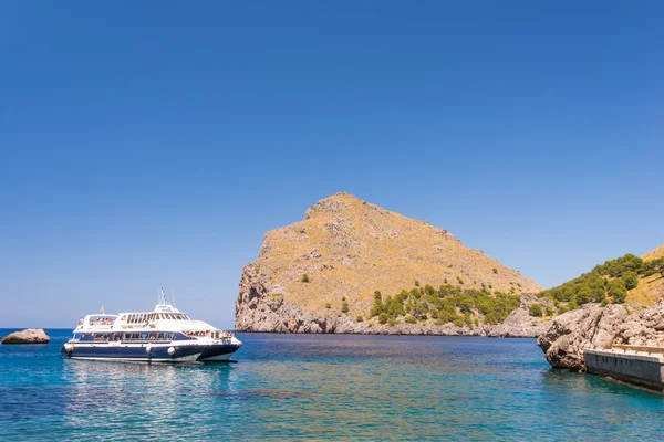 Laguna en la costa de Mallorca Islas Baleares — Foto de Stock