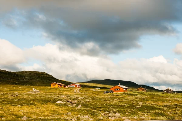 Norveç'te Dağ Çiftliği — Stok fotoğraf