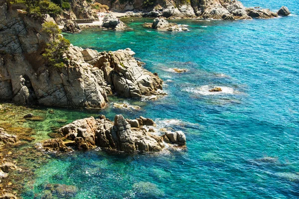 Lagune bleue sur la côte de Majorque, Espagne — Photo