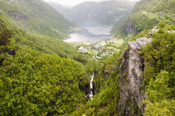 Geiranger Noorwegen — Stockfoto