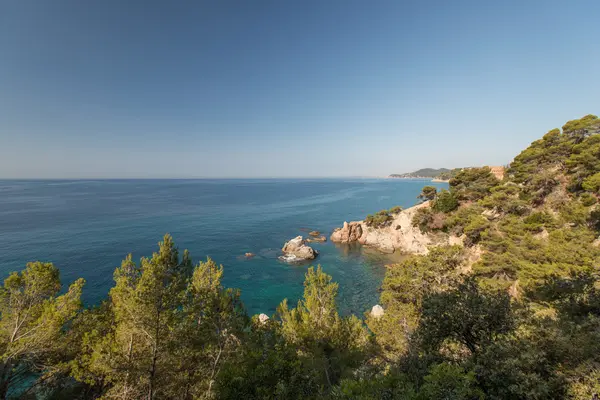 Strandpromenade von lloret de mar costa brava — Stockfoto