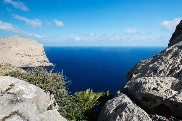 Kaap formentor in de kust van Mallorca — Stockfoto