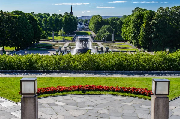 Vigeland vista al parque — Foto de Stock