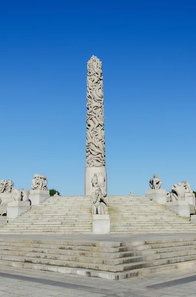 Vigeland park obeliszk — Stock Fotó
