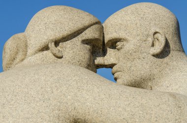 Vigeland park heykeller yüz