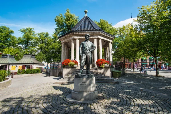 Statua di Johan Halvorsen — Foto Stock