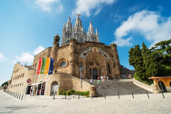 Ναός στο tibidabo — Φωτογραφία Αρχείου