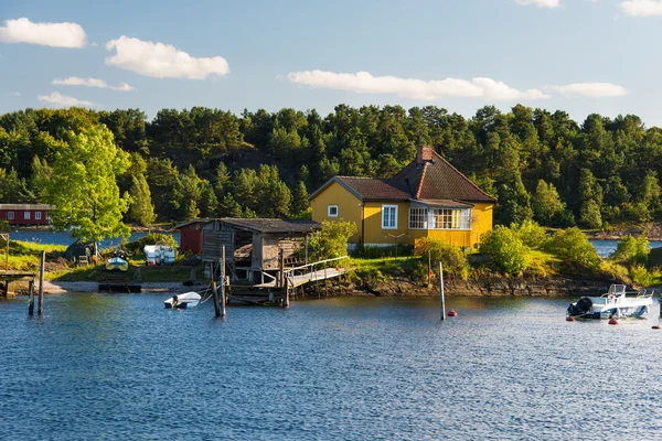 Gula huset — Stockfoto