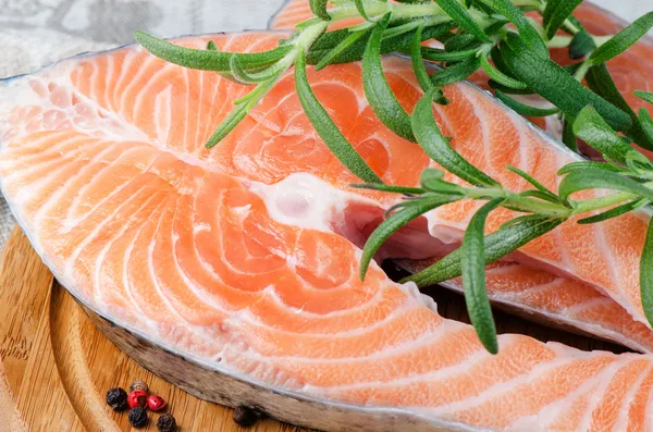 Salmon stake — Stock Photo, Image