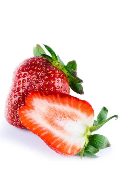 Belles fraises isolées — Photo