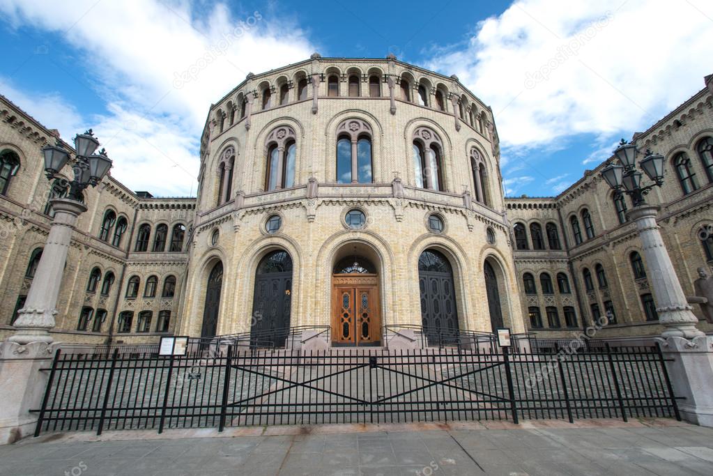 Norwegian parliament Storting Oslo