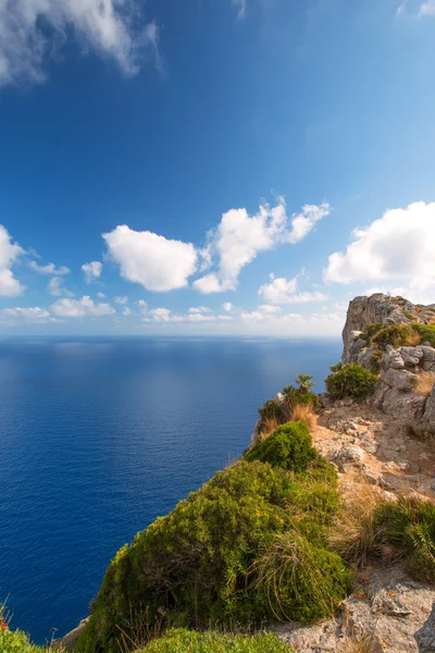 Mys formentor pobřeží Mallorky — Stock fotografie