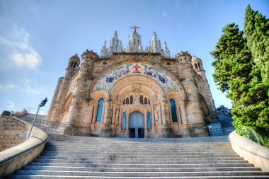 Church Barcelona HDR clipart