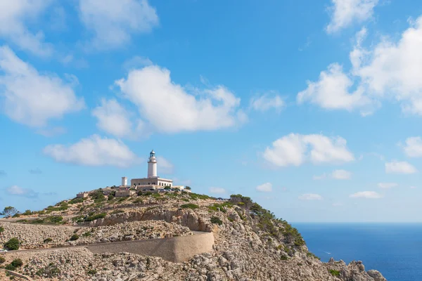 Formentor Fyrtårn på Mallorca Spanien - Stock-foto