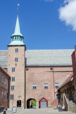Akershus castle Oslo Norway clipart