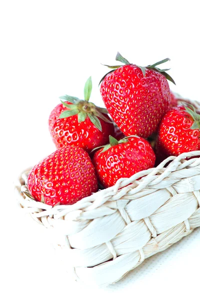 Basket of strawberries — Stock Photo, Image