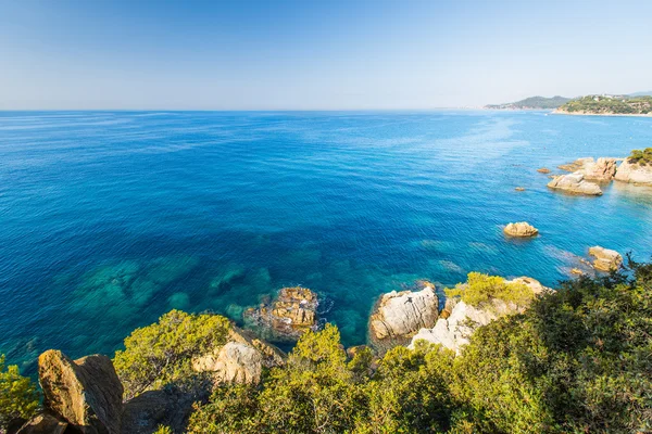 Zee bij de costa brava — Stockfoto