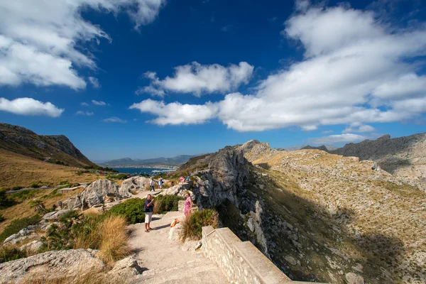 Turistas em Formentor — Fotografia de Stock