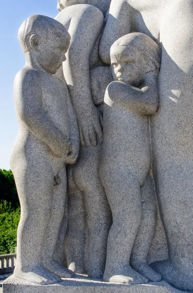 Estatua de Vigeland de niños — Foto de Stock