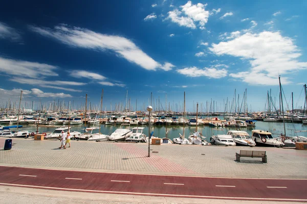 Jachthaven van palma de mallorca Spanje — Stockfoto