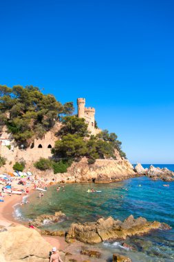 Bir Lloret de mar sahil