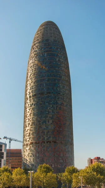 Torre agbar veya barcelona İspanya agbar Kulesi — Stok fotoğraf