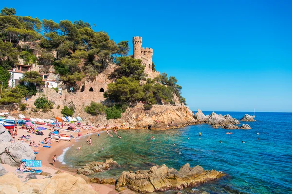 Strand van Lloret de mar — Stockfoto