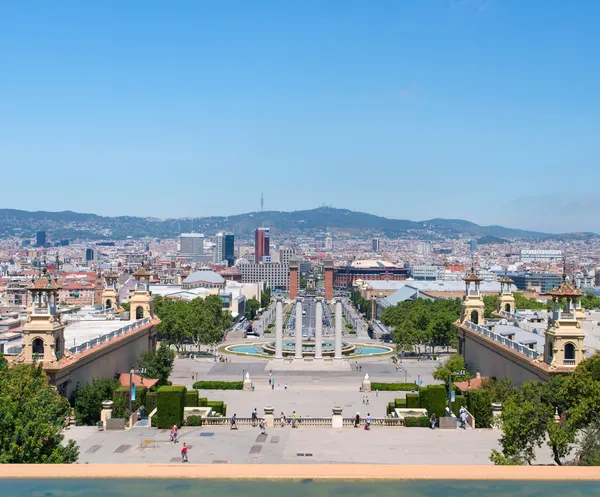 Plaza Espanya — Foto de Stock