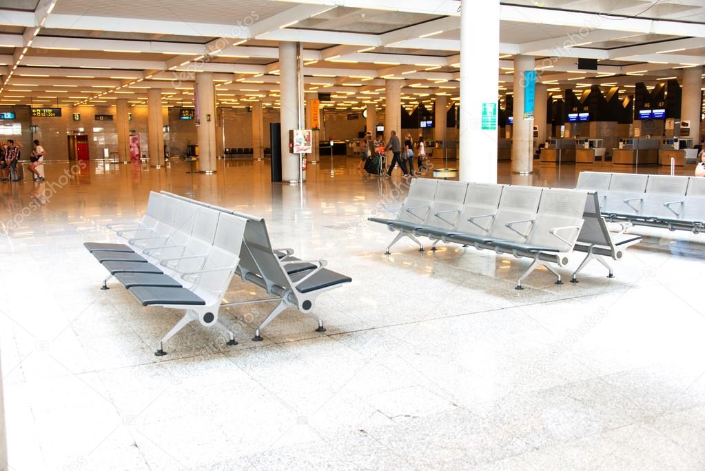 Bench at Palma de Mallorca Airport