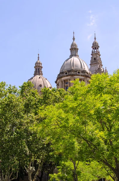 Baudetails in barcelona spanien — Stockfoto