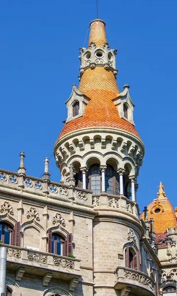 Detalle de un edificio en Barcelona — Foto de Stock