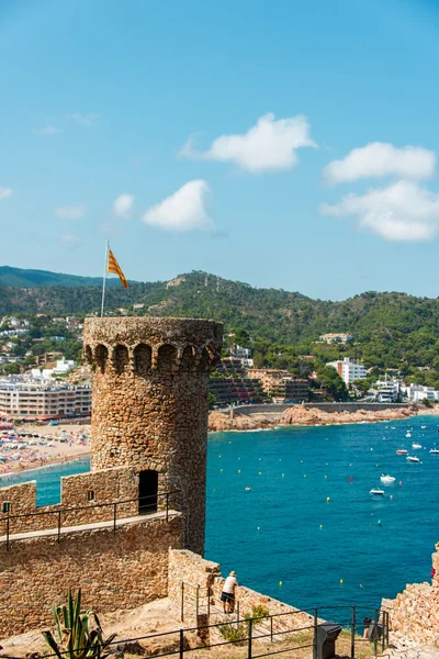 Old Fortress in Tossa de Mar — Stock Photo, Image
