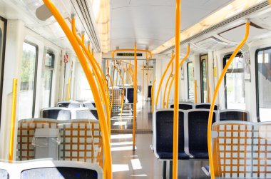 Tren vagonu içinde