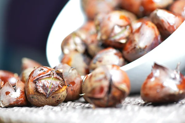Chestnut panggang — Stok Foto
