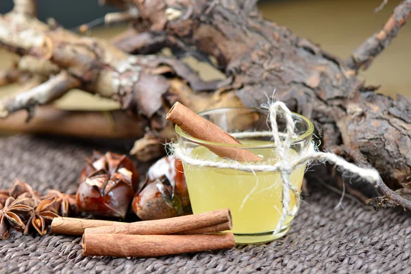 Stjärnanis med kanel och honung — Stockfoto