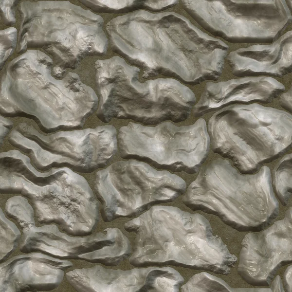 モルタルのシームレスな背景の石 — ストック写真