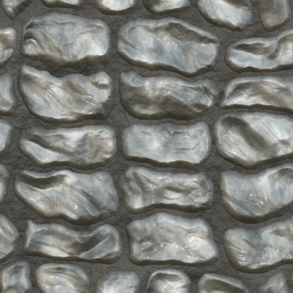 Stones in mortar seamless background — Stock Photo, Image