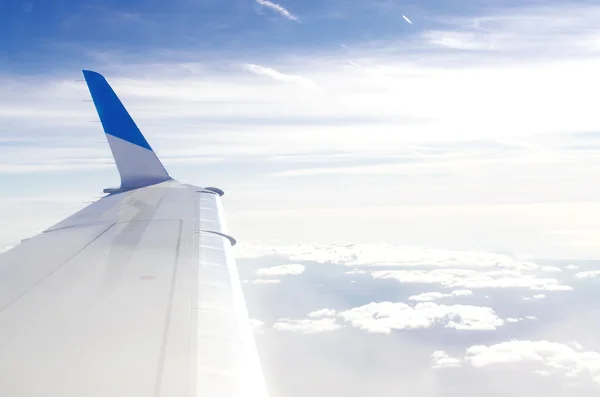 Wing of an airplane Stock Picture