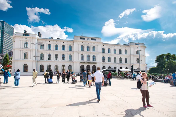 Centrum di Oslo — Foto Stock