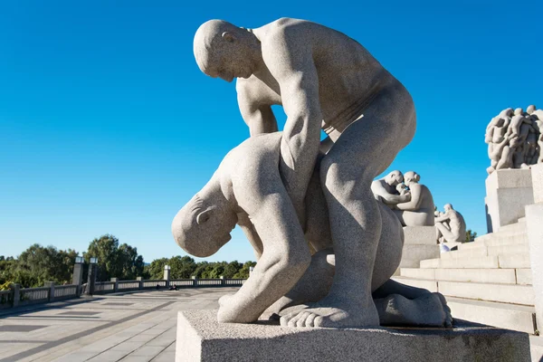 Parque Vigeland de Oslo Imagens Royalty-Free