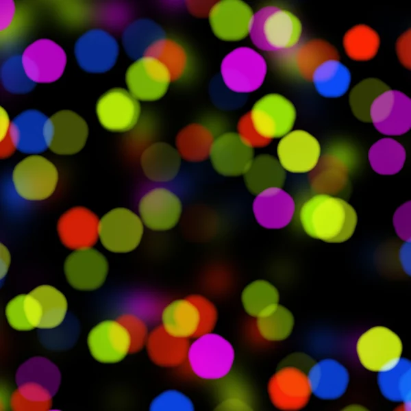 Bokeh on black — Stock Photo, Image