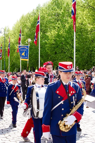 Desfile em Oslo no dia 17 de maio — Fotografia de Stock