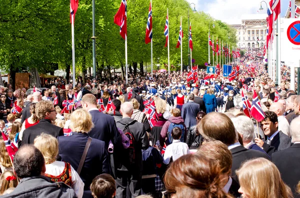 Парад в Осло 17 мая — стоковое фото