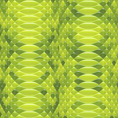 Snakeskin pattern green clipart