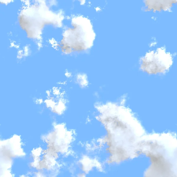 Nuvole gonfie — Foto Stock