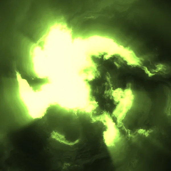 Ураган око жовтий зелений — стокове фото