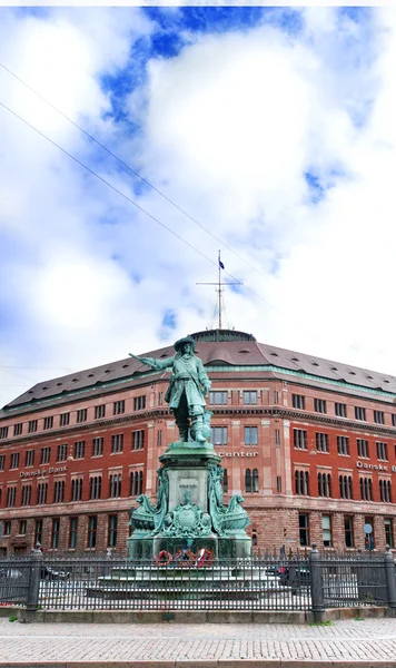 Estatua del almirante Niels Juel en Copenhague — Foto de Stock