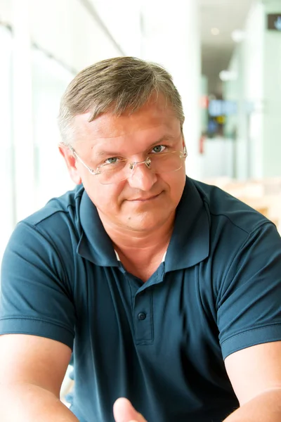 Man in polo shirt — Stock Photo, Image